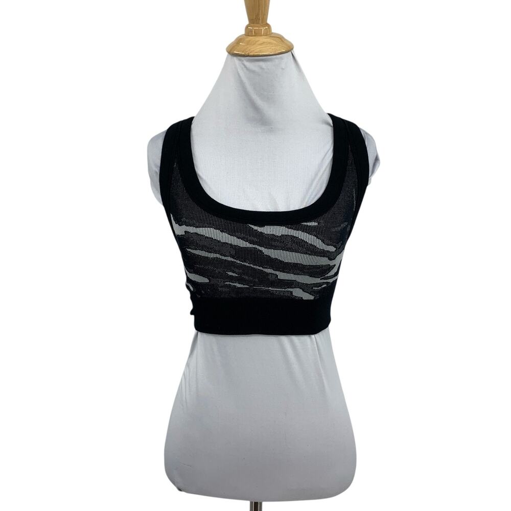 FP Movement Sports Bra Womens XS/S Black Shadow Go To Sports Fitted Free People